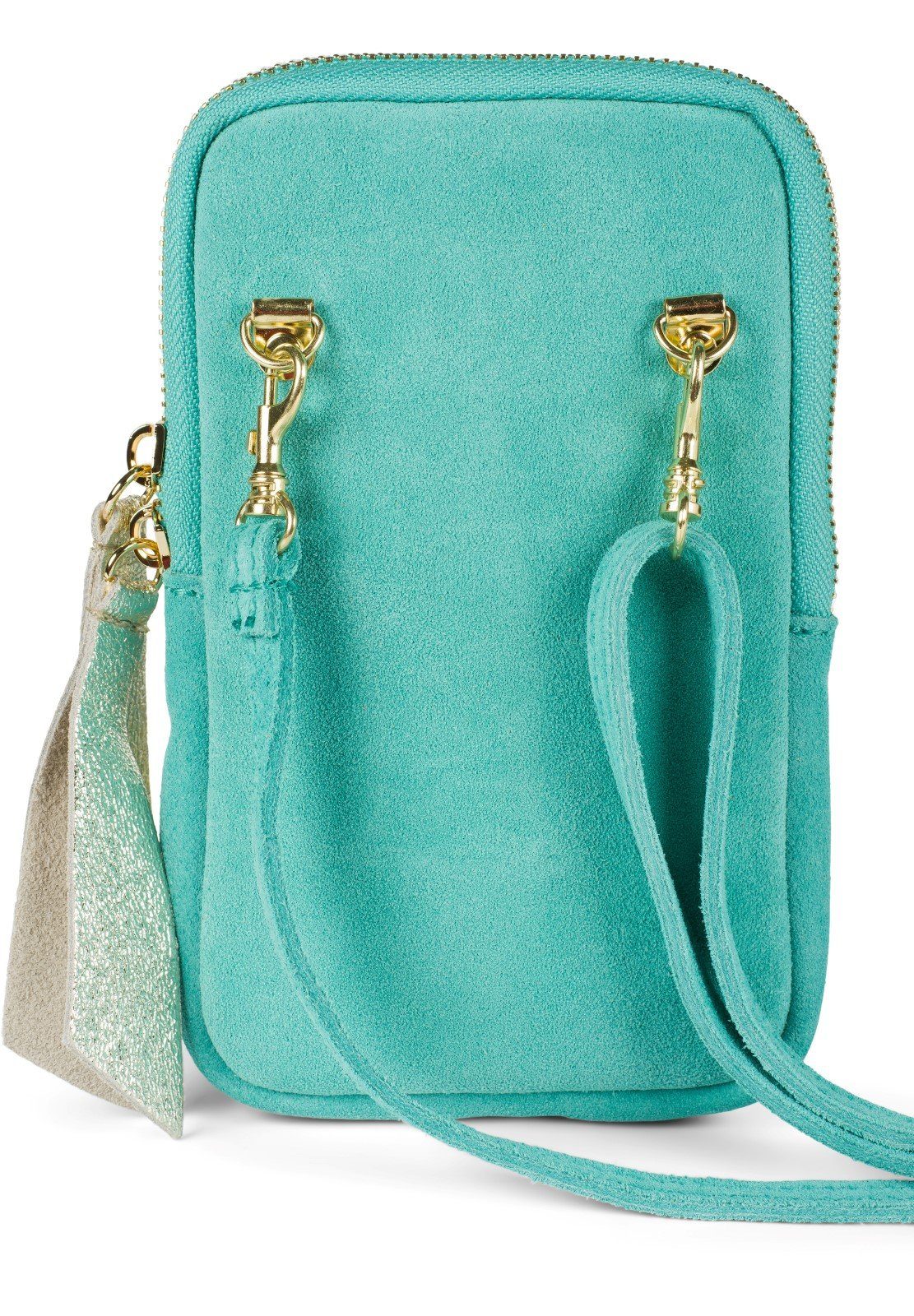 styleBREAKER Mini Bag Echtleder Handy Umhängetasche günstig online kaufen
