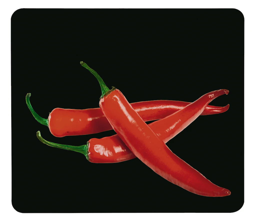 WENKO Herd-Abdeckplatte "Modell Hot Peperoni", Spritzschutz, Herdblende, Sc günstig online kaufen