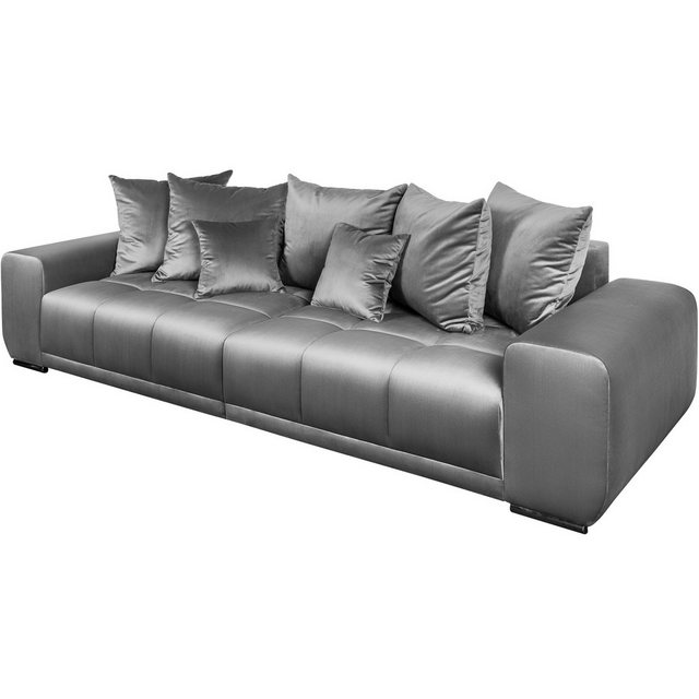 riess-ambiente Big-Sofa ELEGANCIA 285cm silbergrau, Einzelartikel 1 Teile, günstig online kaufen