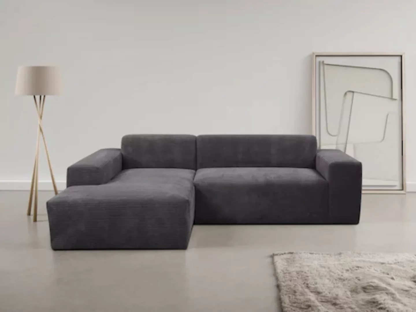 INOSIGN Ecksofa "Zeus-L", Curvy Trend Ecksofa mit urbaner Optik günstig online kaufen