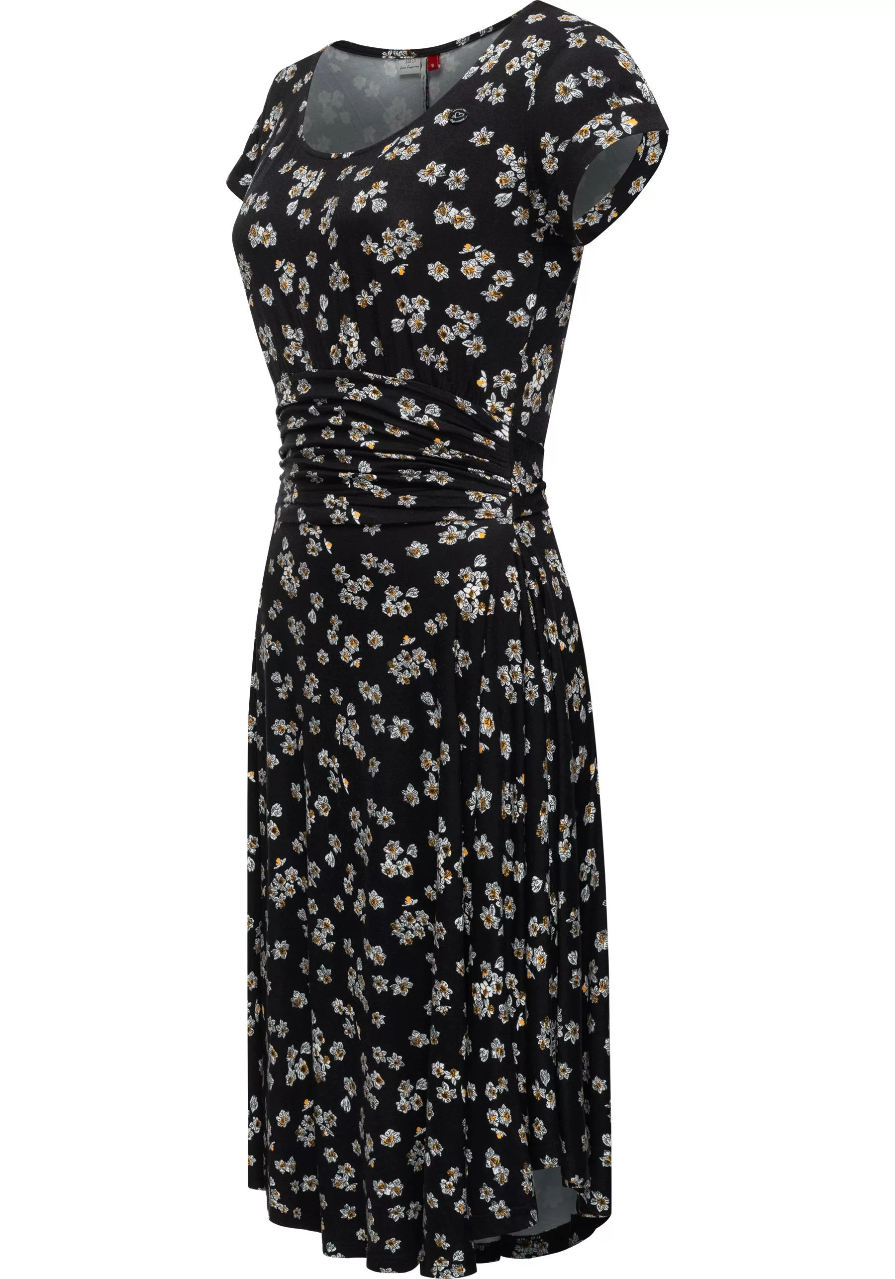 Ragwear Sommerkleid "Ivone", leichtes Jersey-Kleid mit stylischer Raffung günstig online kaufen