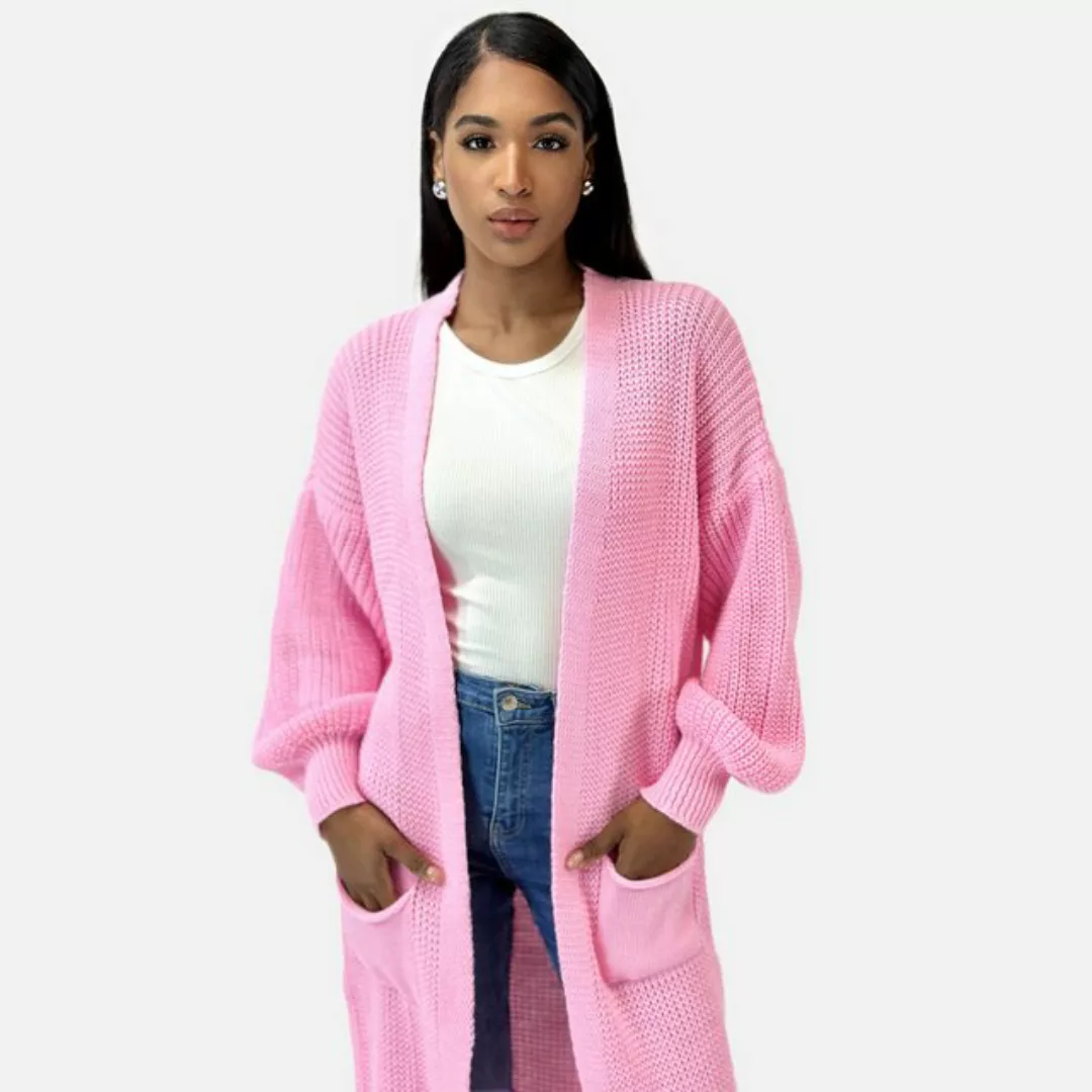 Elara Cardigan Elara Langer Damen Oversize Cardigan (1-tlg) günstig online kaufen