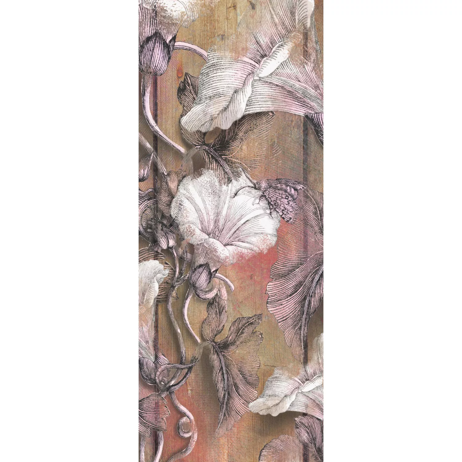 Komar Vliestapete »Bloomin Panel«, 100x250 cm (Breite x Höhe), Vliestapete, günstig online kaufen