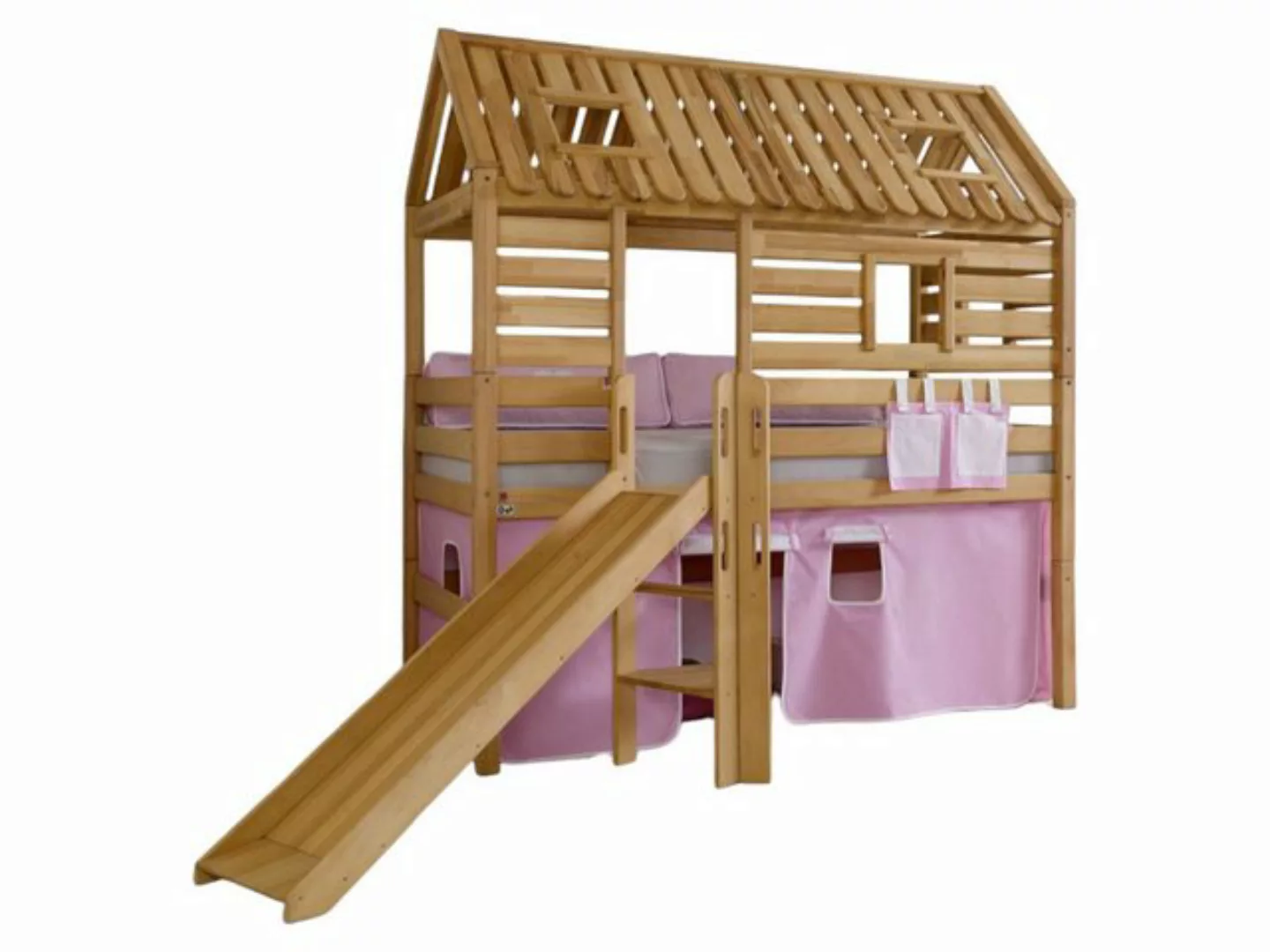 58 aufm Kessel Bettgestell Spielbett Gervaise 208x186x222 Hochbett Massivho günstig online kaufen