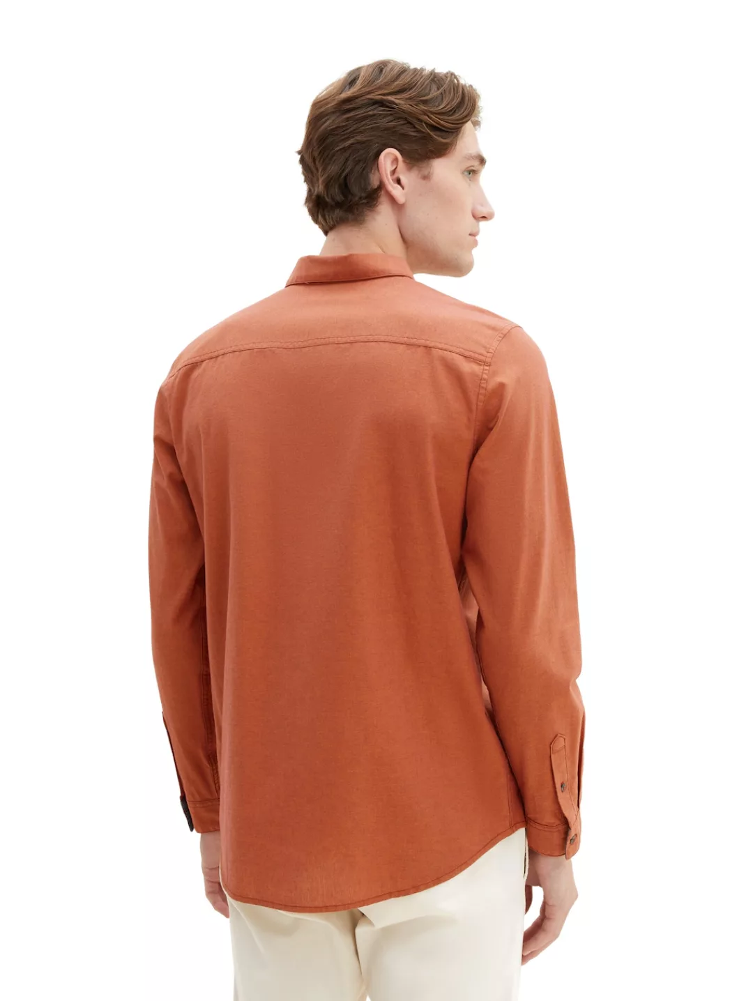 TOM TAILOR Langarmhemd Hemd mit Streifenmuster günstig online kaufen