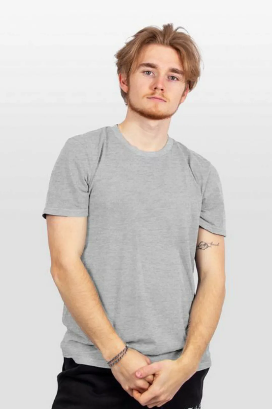 TheHeartFam T-Shirt Basic Nachhaltiges Bio-Baumwolle T-Shirt Classic Herren günstig online kaufen