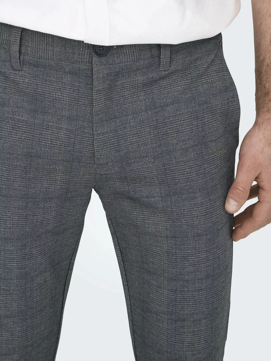 ONLY & SONS Chinohose "ONSMARK SLIM CHECK 020919 PANT NOOS" günstig online kaufen