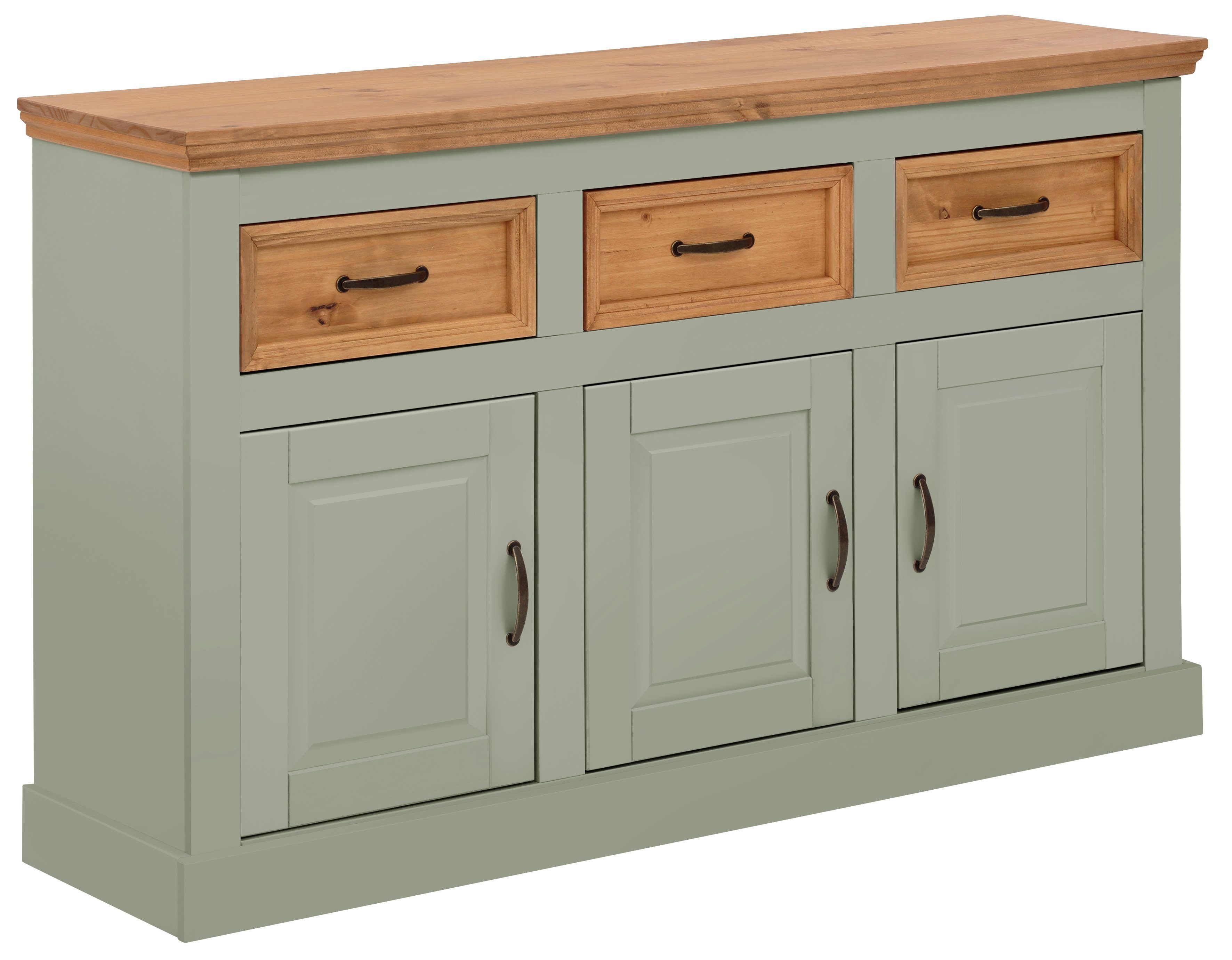 Home affaire Sideboard "Selma", Kommode aus massivem Kiefernholz, Breite 14 günstig online kaufen