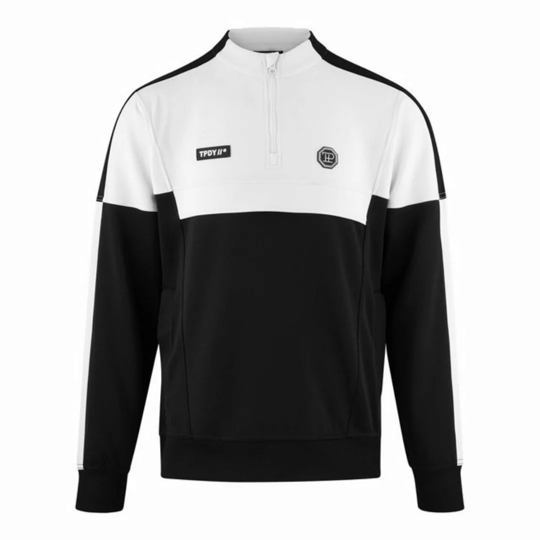 trueprodigy Sweater Owen Logobadge Eingrifftaschen Reißverschluss mit Kinns günstig online kaufen