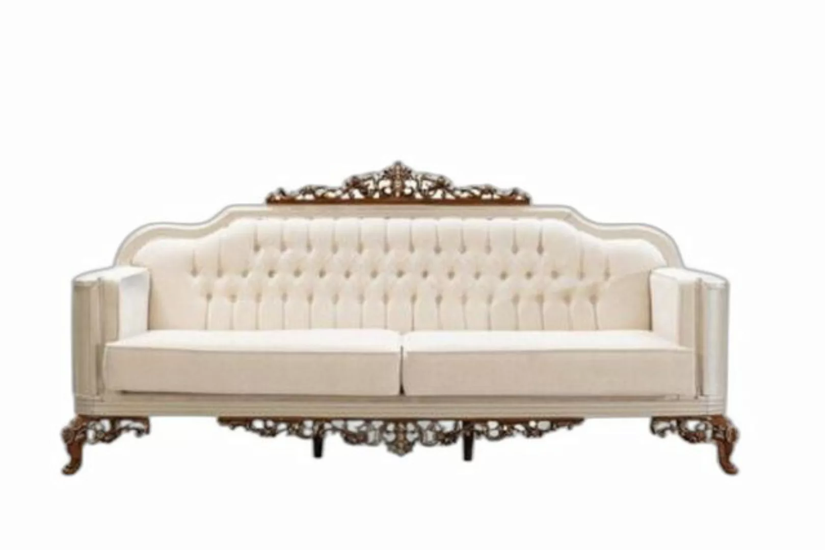 Xlmoebel 3-Sitzer Dreisitzer Chesterfield Sofa Luxus Barock Couch, 1 Teile, günstig online kaufen