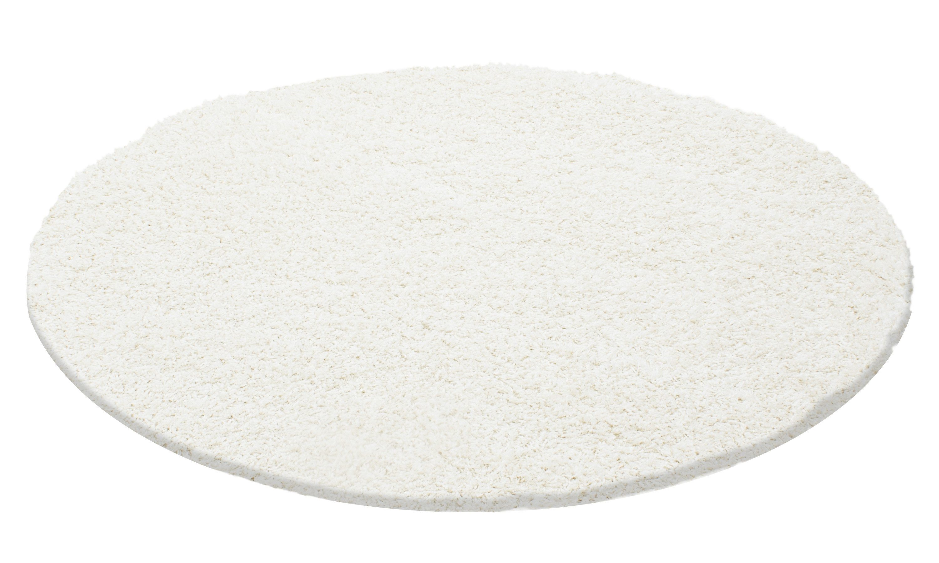 SchönesWohnen24 Hochflor-Teppich Hochflor Teppich LIFE Creme günstig online kaufen