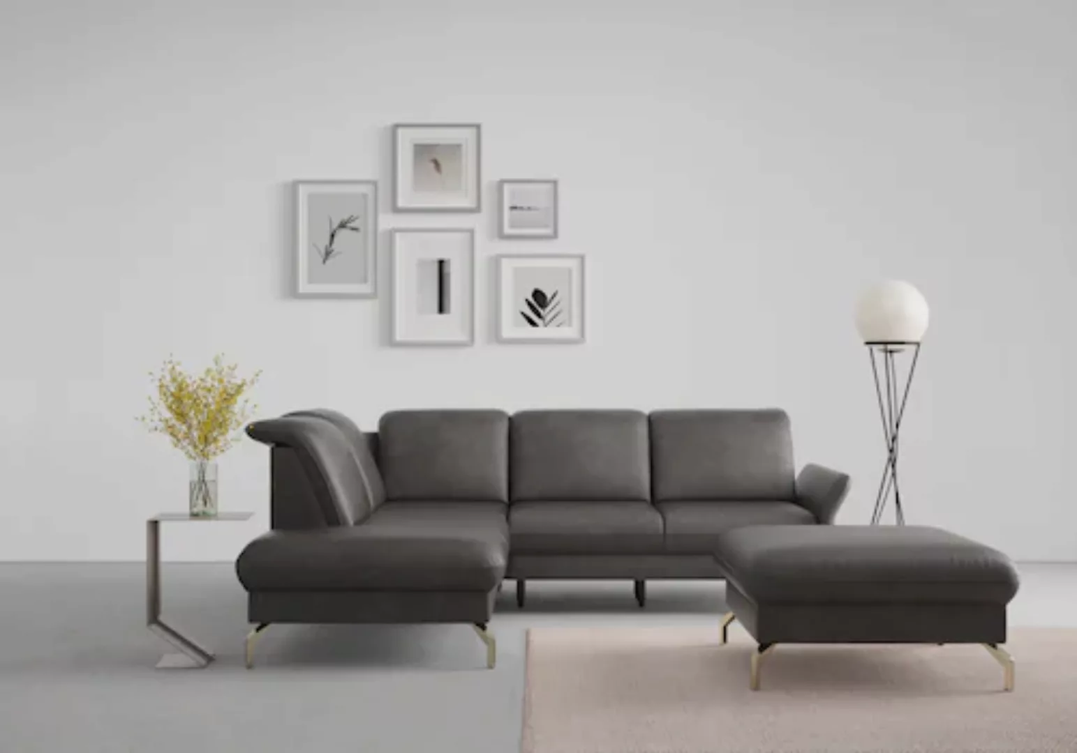 sit&more Ecksofa »Fashion L-Form«, wahlweise mit Kopfteilverstellung, Vorzi günstig online kaufen
