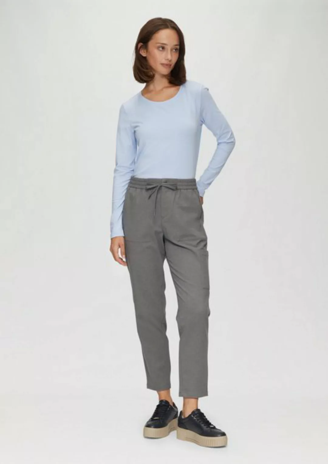 s.Oliver Stoffhose Weiche Relaxed-Jogpants mit Tapered Leg Gummizug günstig online kaufen