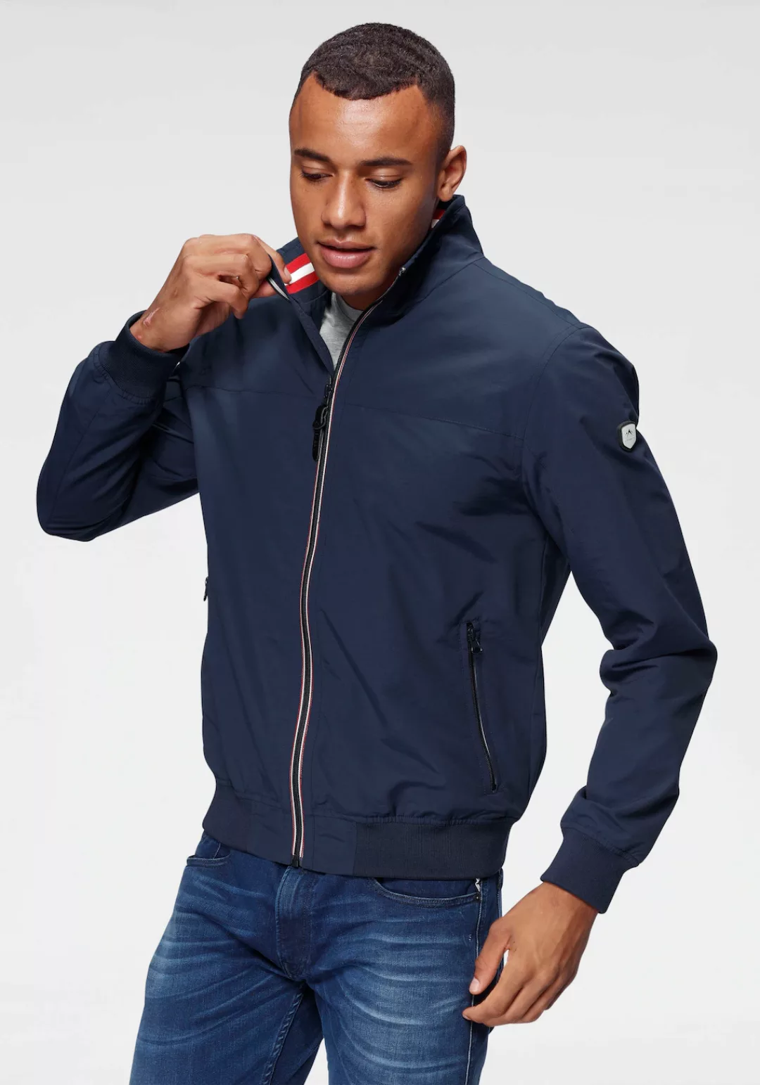 ALPENBLITZ Blouson "Brügge", aus Baumwollmischung, casualer Stil, mit Stehk günstig online kaufen