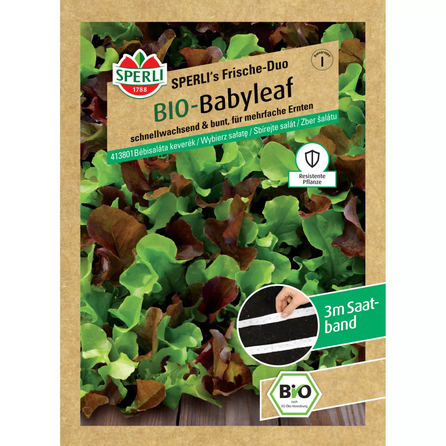 Sperli Bio Babyleafsalat Mischung Saatband günstig online kaufen