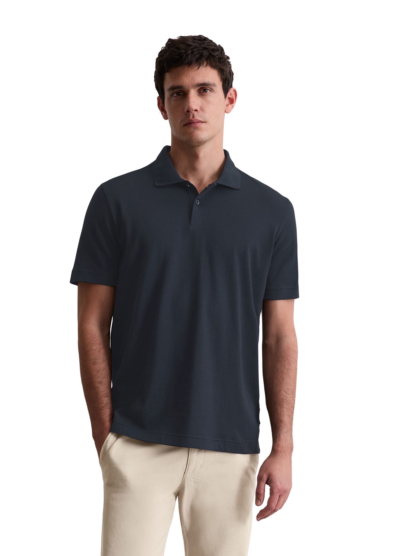 Marc O'Polo Poloshirt aus reiner Bio-Baumwolle günstig online kaufen