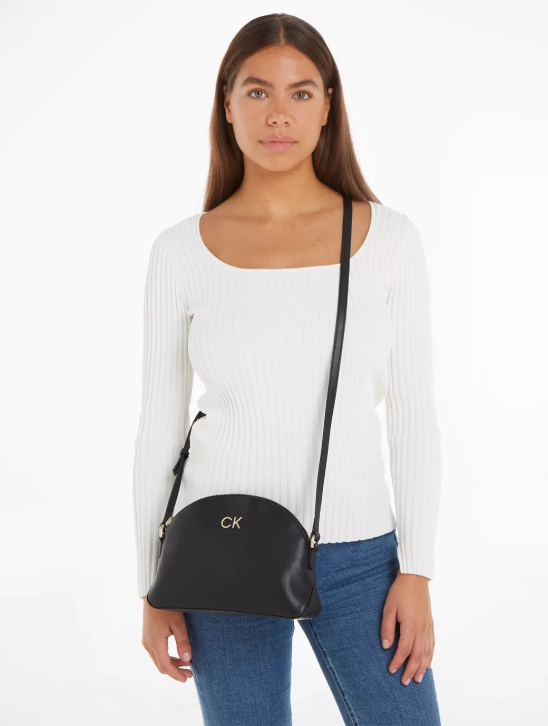 Calvin Klein Umhängetasche "RE-LOCK SEASONAL CROSSBODY MD", mit Markenlogo günstig online kaufen