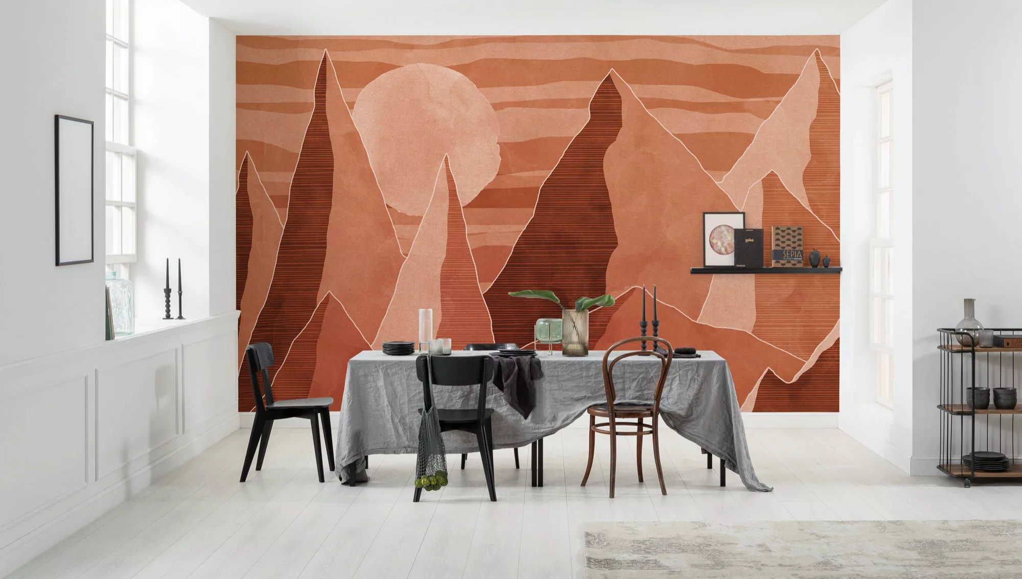 KOMAR Vlies Fototapete - Desert Mile - Größe 400 x 280 cm mehrfarbig günstig online kaufen