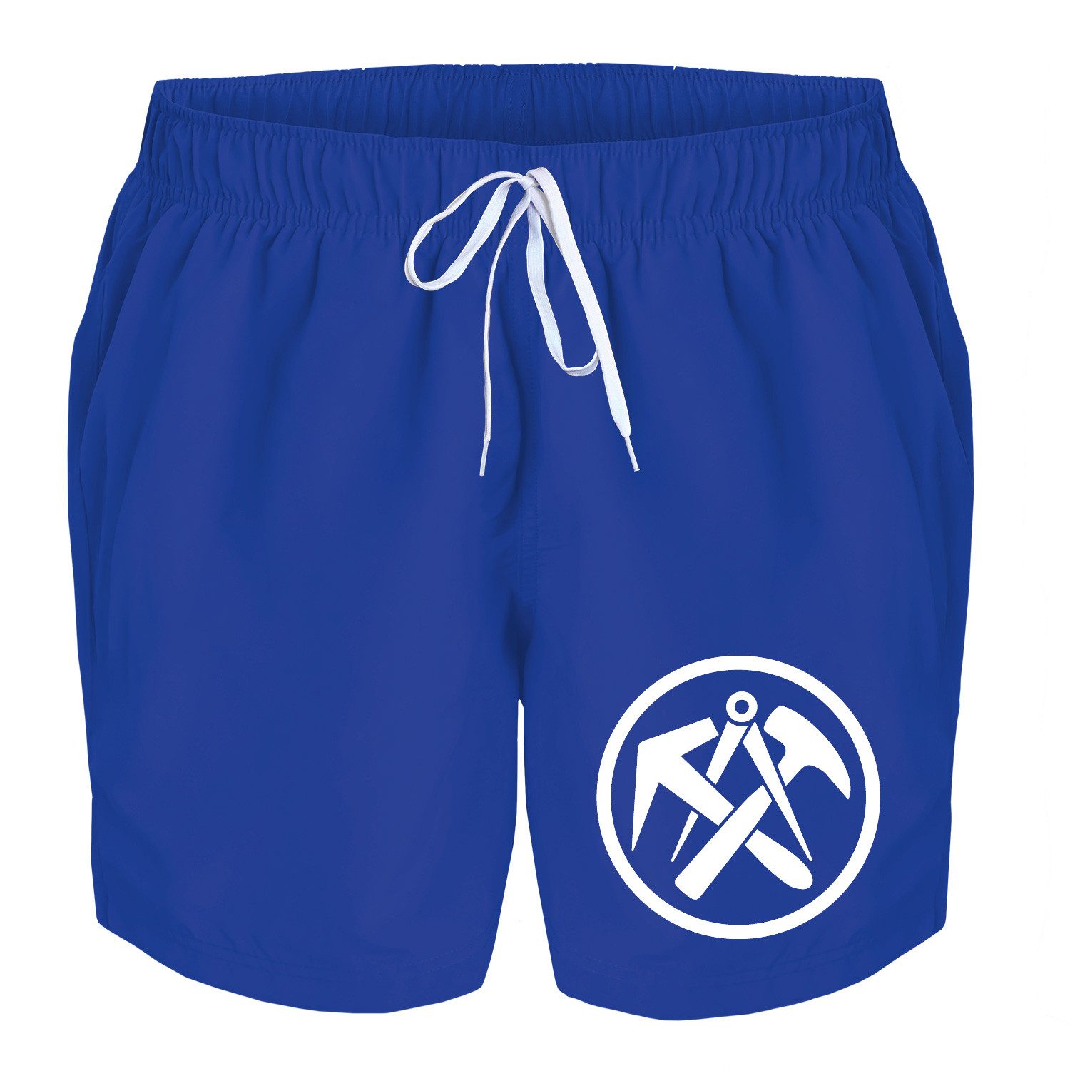 deinshirt Badehose Schwimmshorts Dachdecker Integrierter Netz-Slip, günstig online kaufen