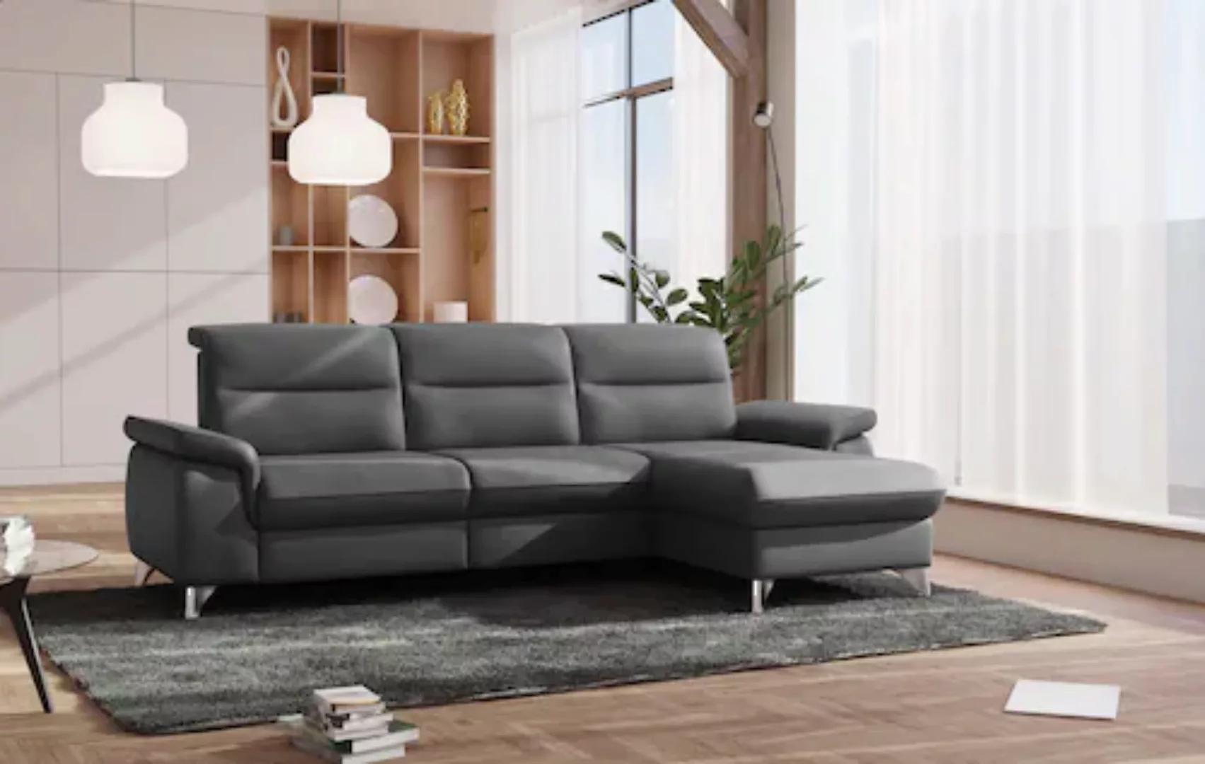 sit&more Ecksofa "Astoria L-Form", wahlweise mit motorischer Relaxfunktion günstig online kaufen