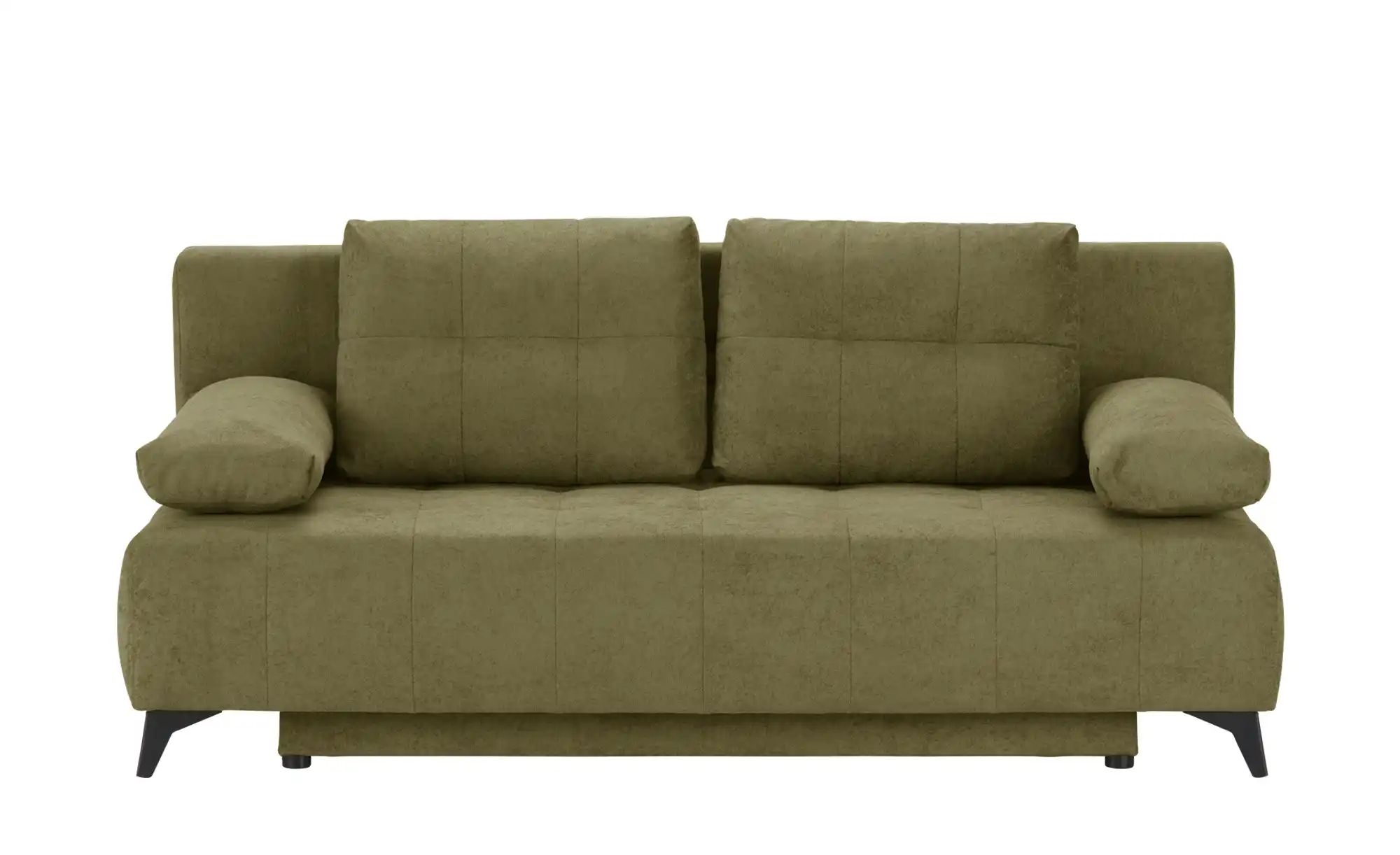 Schlafsofa  Eddy ¦ grün ¦ Maße (cm): B: 197 H: 88 T: 89.0 Polstermöbel > So günstig online kaufen