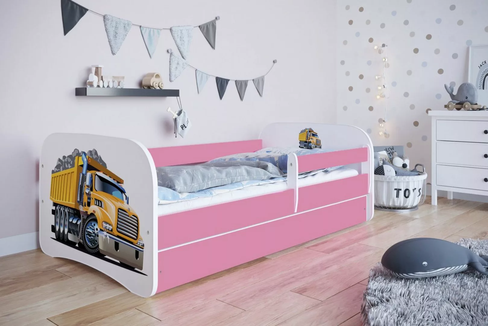 Bjird Kinderbett Babydream 180x80 cm 160x80 cm 140x70 cm (optional mit Matr günstig online kaufen