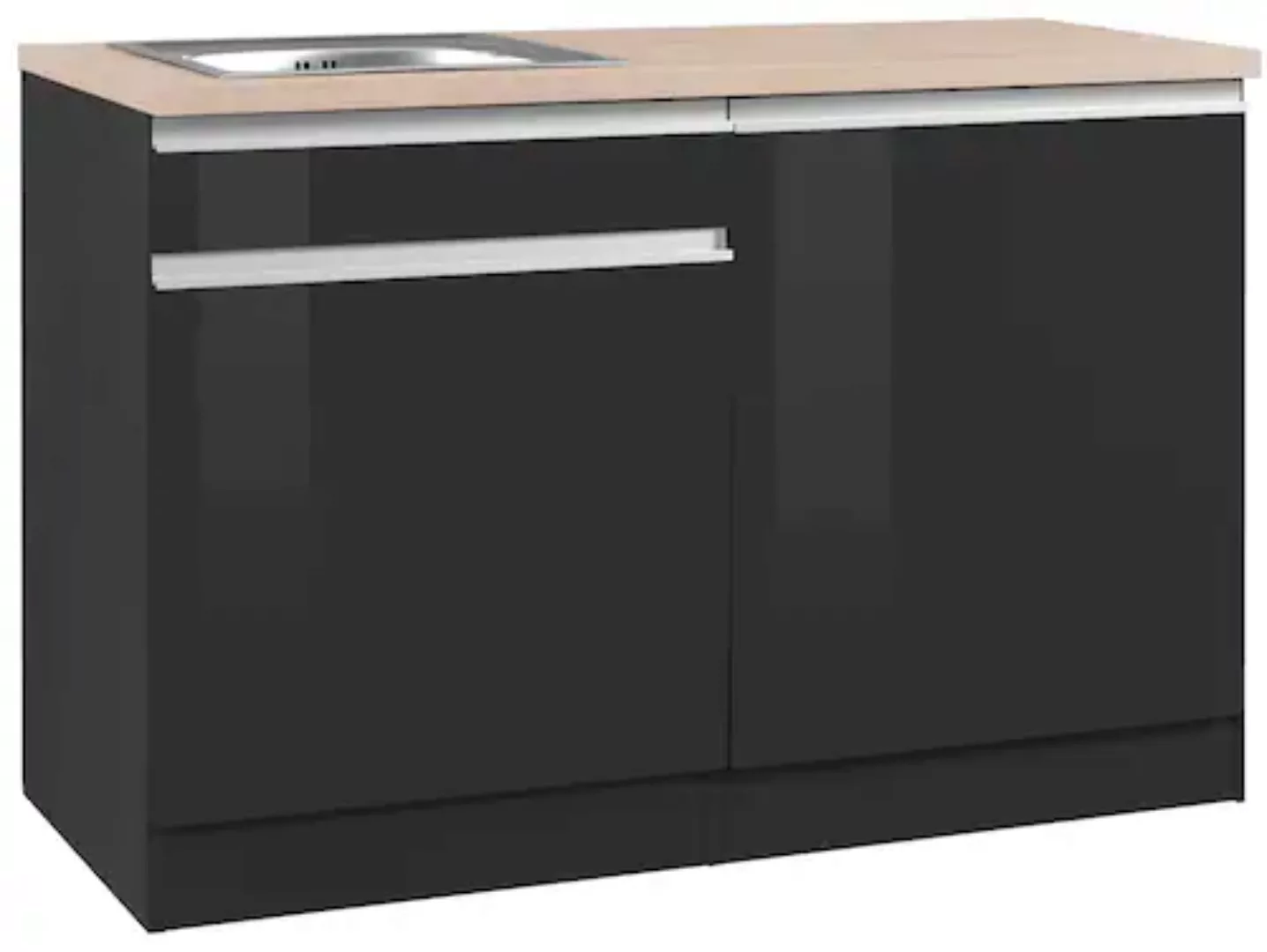 HELD MÖBEL Spülenschrank "Ohio", Breite 120 cm, mit Tür/Sockel für Geschirr günstig online kaufen