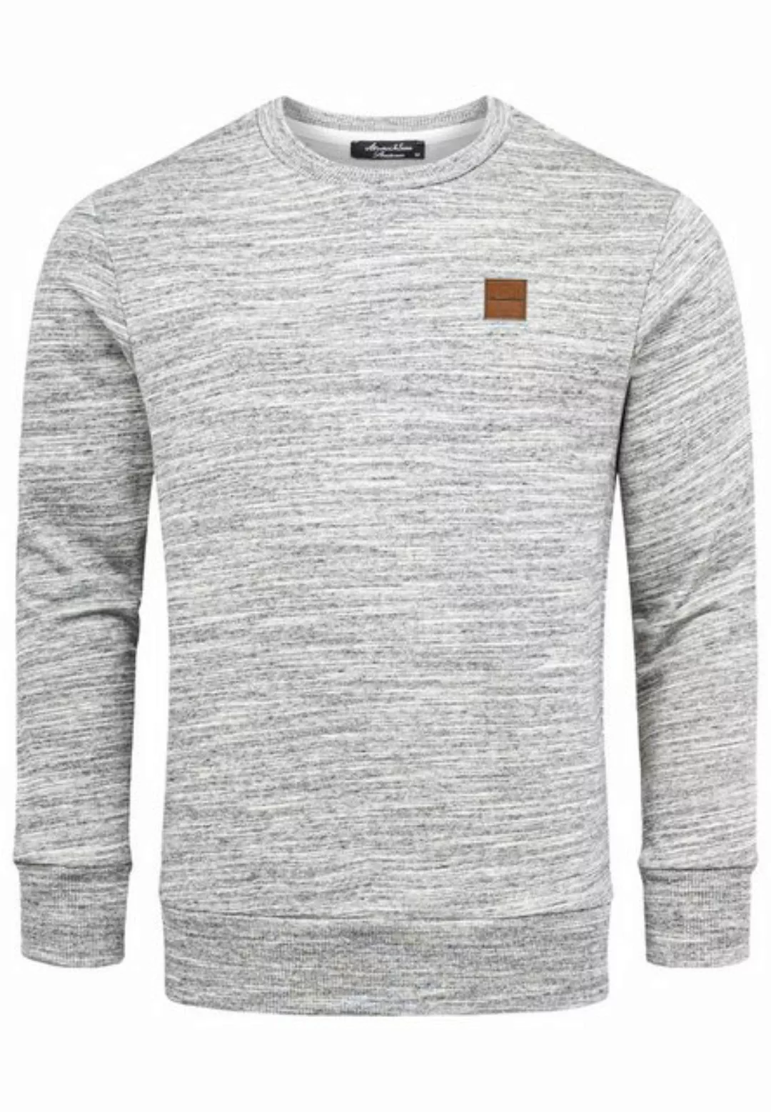 Amaci&Sons Sweatshirt DURHAM Sweatshirt mit Rundhalsausschnitt Herren Basic günstig online kaufen