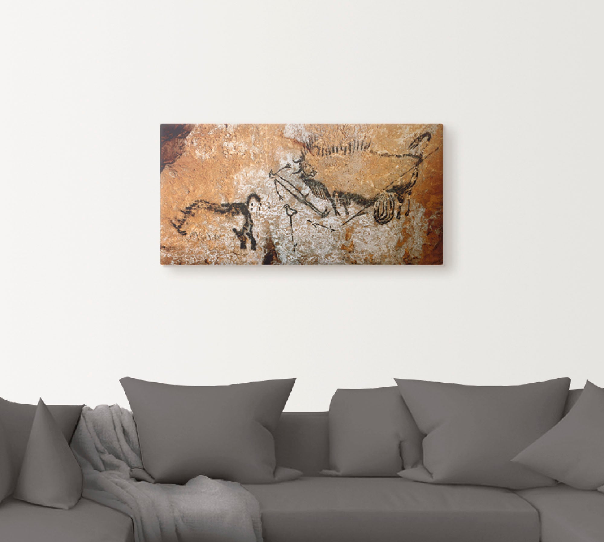 Artland Leinwandbild "Höhle von Lascaux 17000 v Chr", Wildtiere, (1 St.), a günstig online kaufen