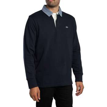 Gant  Poloshirt Regular Chambray Heavy Rugger Langarm-Poloshirt günstig online kaufen
