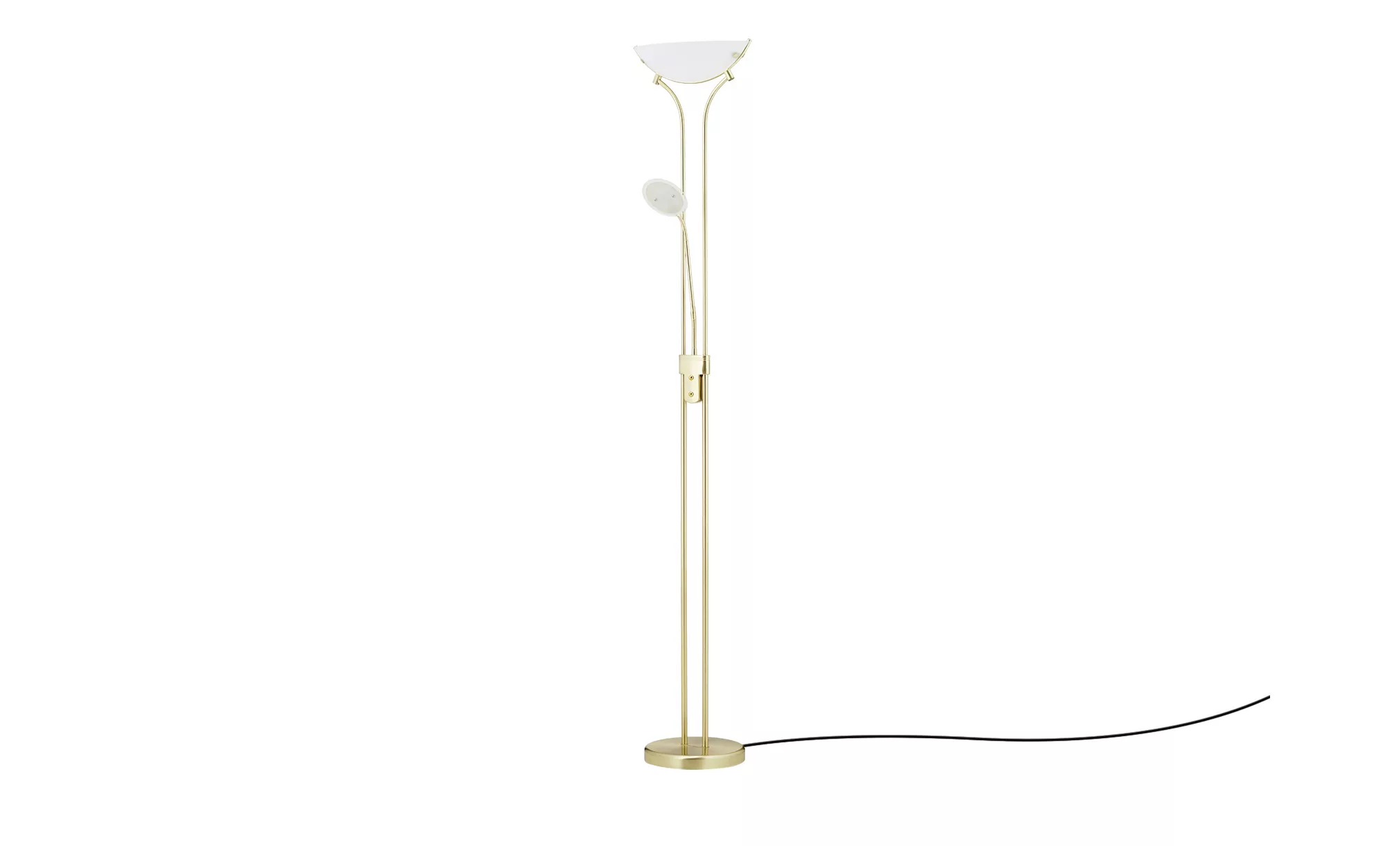 KHG LED-Deckenfluter, 2-flammig ¦ gold ¦ Maße (cm): H: 181  Ø: 25.5 Lampen günstig online kaufen