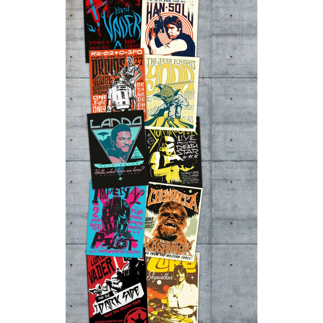 Komar Vliestapete »Digitaldruck Vlies - Star Wars Rock on Wall - Größe 120 günstig online kaufen