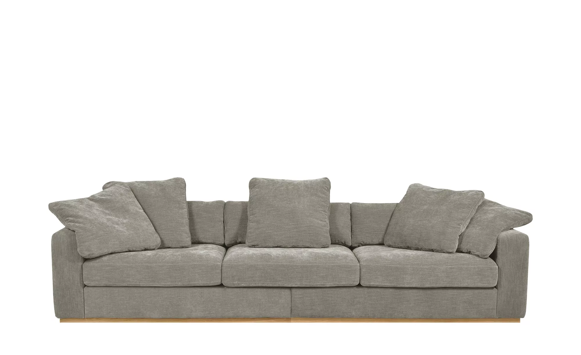 Sofa - grau - 315 cm - 81 cm - 104 cm - Polstermöbel > Sofas > 3-Sitzer - M günstig online kaufen