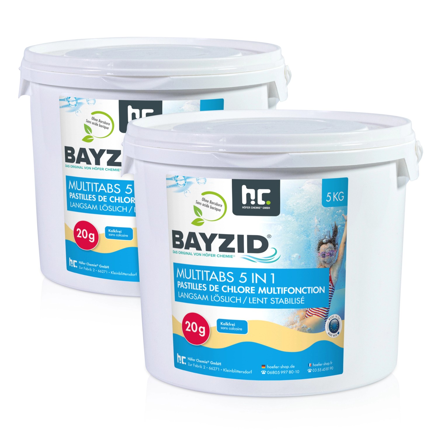 Bayzid Multitabs 20g 5in1 für Pools 2 x 5kg günstig online kaufen