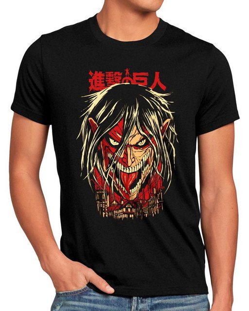 style3 T-Shirt Break the Wall attack on titan anime japan manga aot cosplay günstig online kaufen