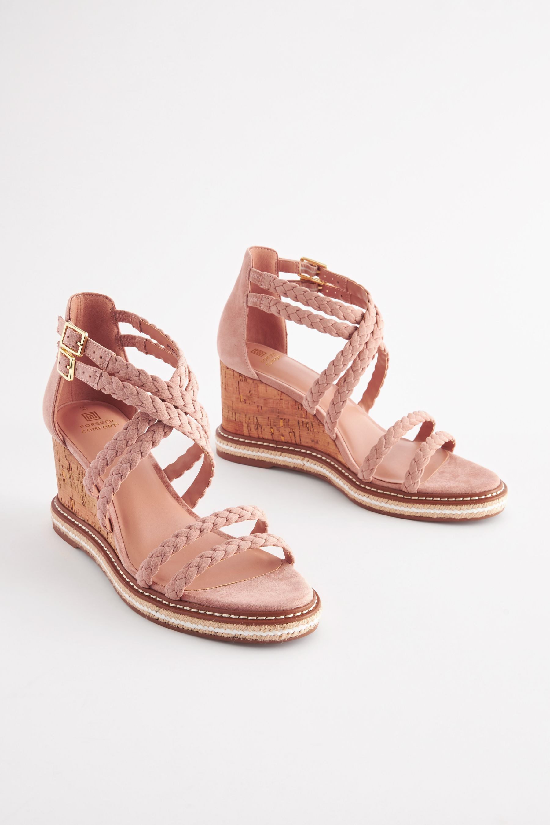 Next Forever Comfort® Kork-Keilabsatzsandalen Keilsandalette (1-tlg) günstig online kaufen