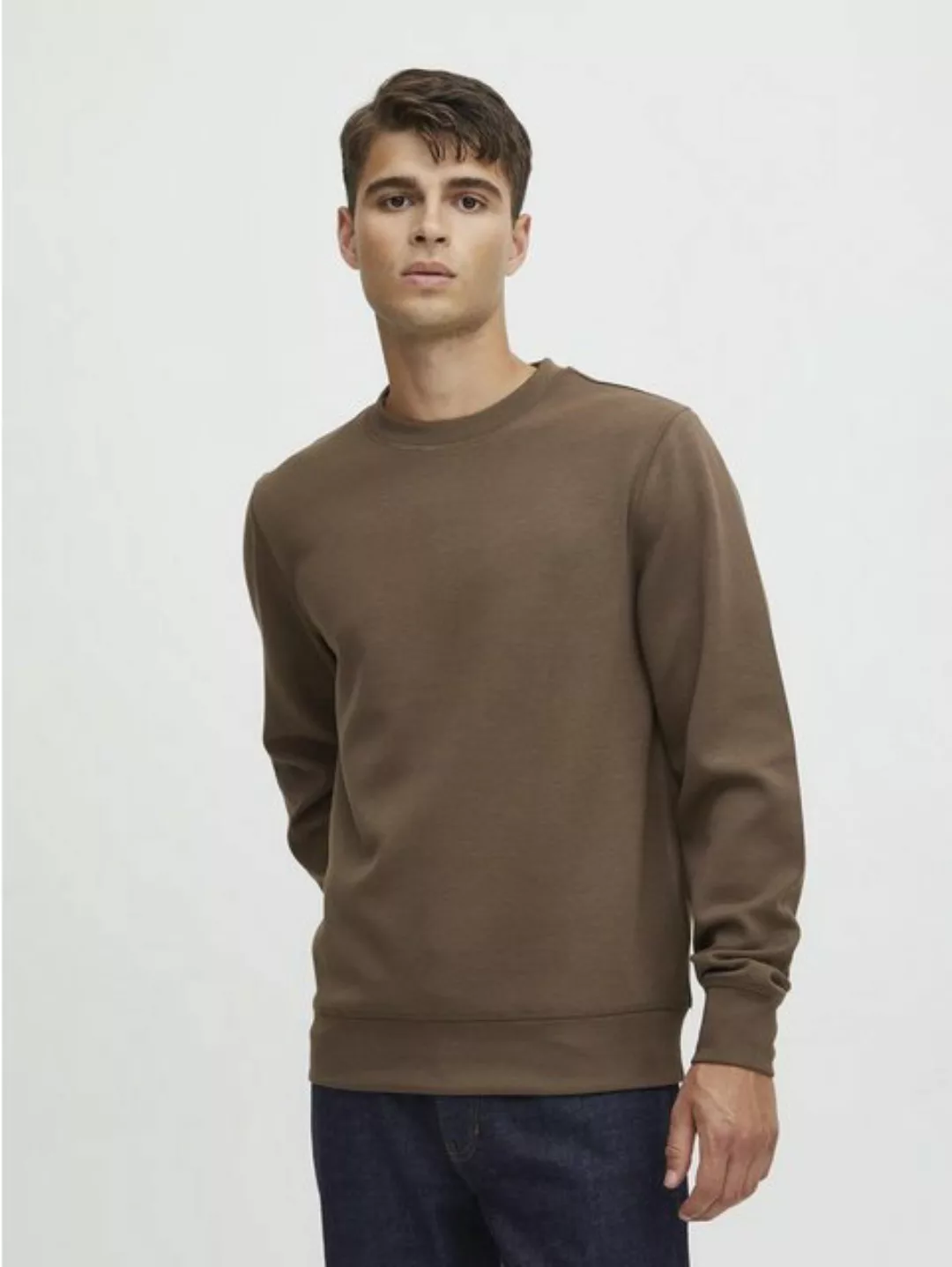 Casual Friday Sweatshirt Basic Langarm Rundhals Pullover CFSebastian CFSeba günstig online kaufen