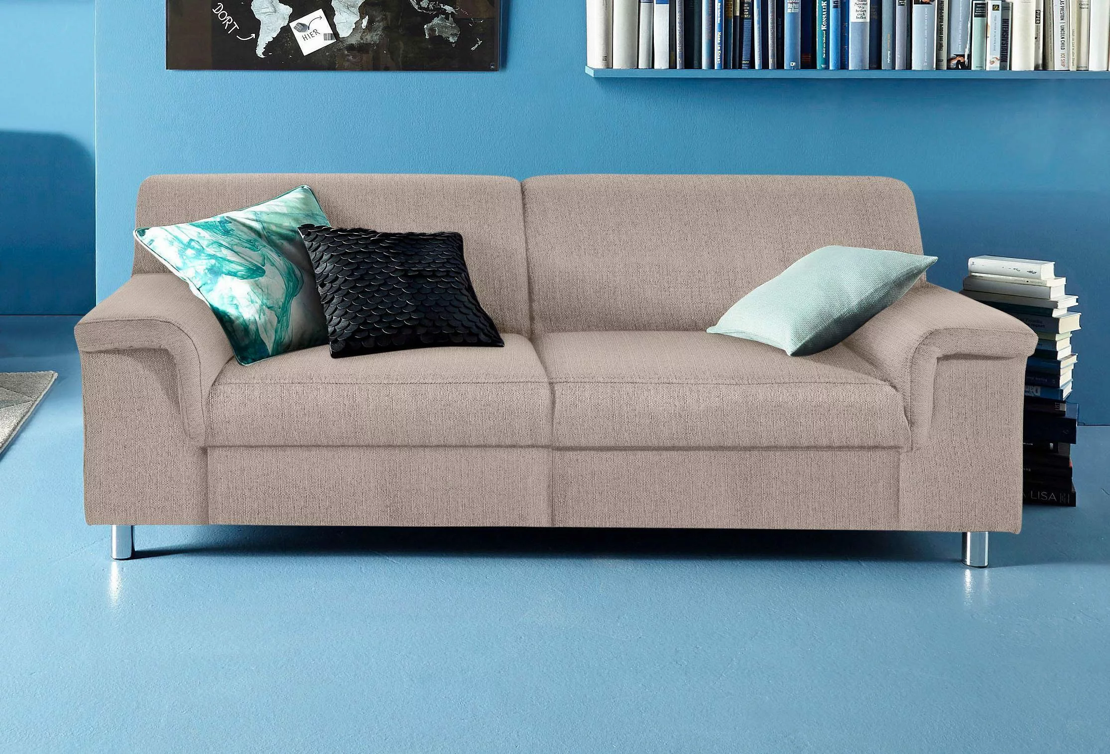 INOSIGN 2,5-Sitzer "Jamie zeitlos elegant, klares Design, komfortabel" günstig online kaufen