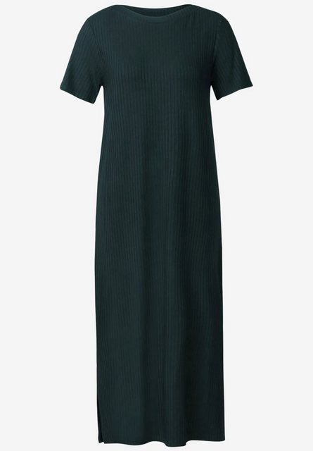 STREET ONE Midikleid Kleid mit Rippstruktur (1-tlg) günstig online kaufen