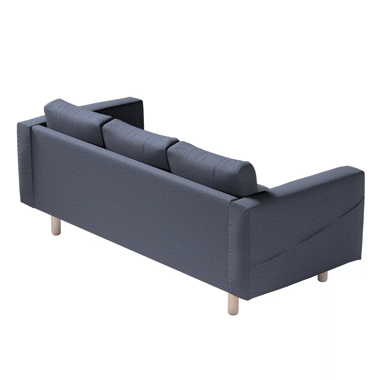 Bezug für Norsborg 3-Sitzer Sofa, dunkelblau, Norsborg 3-Sitzer Sofabezug, günstig online kaufen