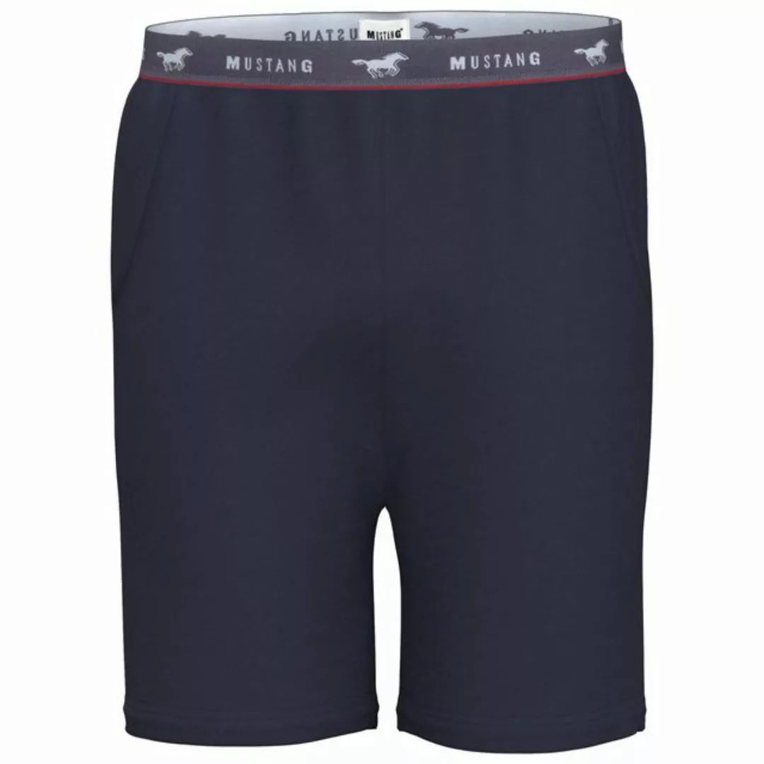 MUSTANG Shorts Bermuda Kurze Hose Sommerhose Freitzeithose roter Kontrastst günstig online kaufen