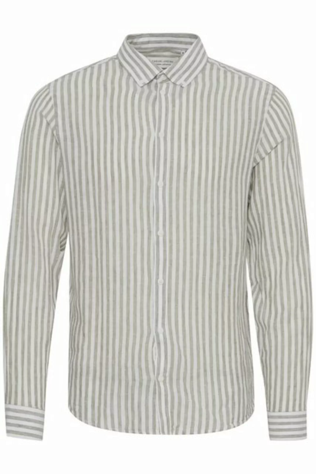 Casual Friday Langarmhemd CFAnton LS BD striped linen mix shirt Shirt aus L günstig online kaufen