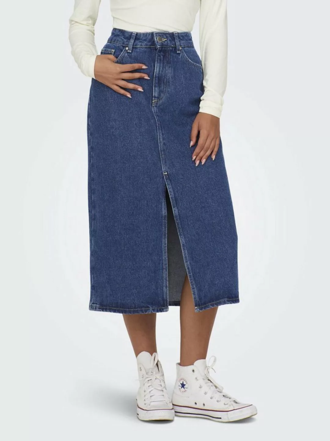 ONLY Jeansrock ONLBIANCA MIDI SKIRT DNM REA NOOS günstig online kaufen