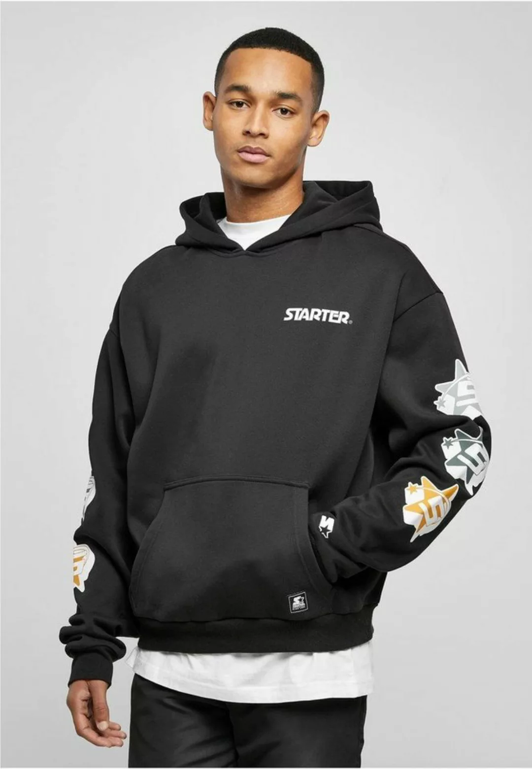 Starter Black Label Kapuzenpullover Starter Star Sleeve Hoody günstig online kaufen