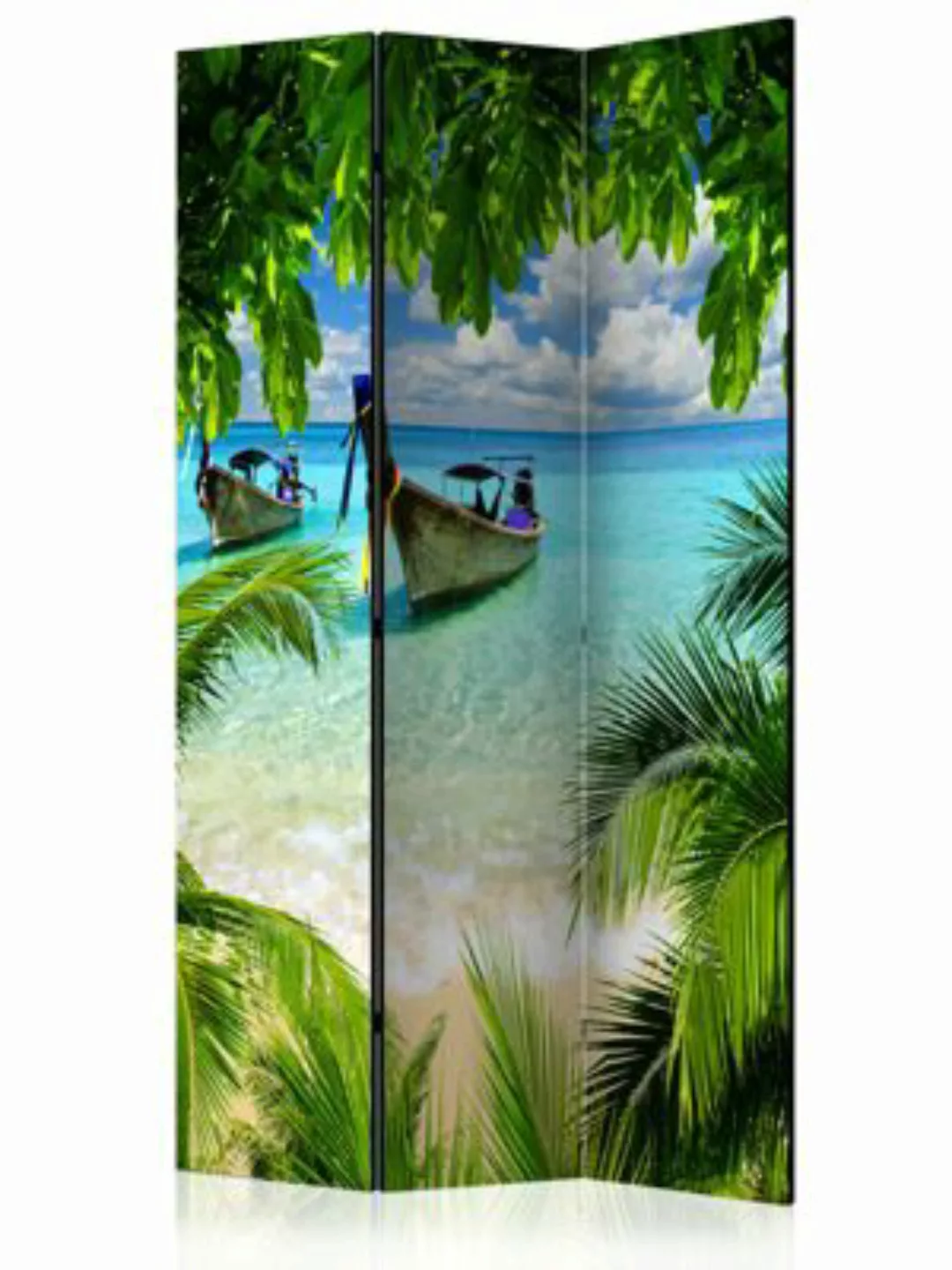 artgeist Paravent Tropical Paradise [Room Dividers] mehrfarbig Gr. 135 x 17 günstig online kaufen