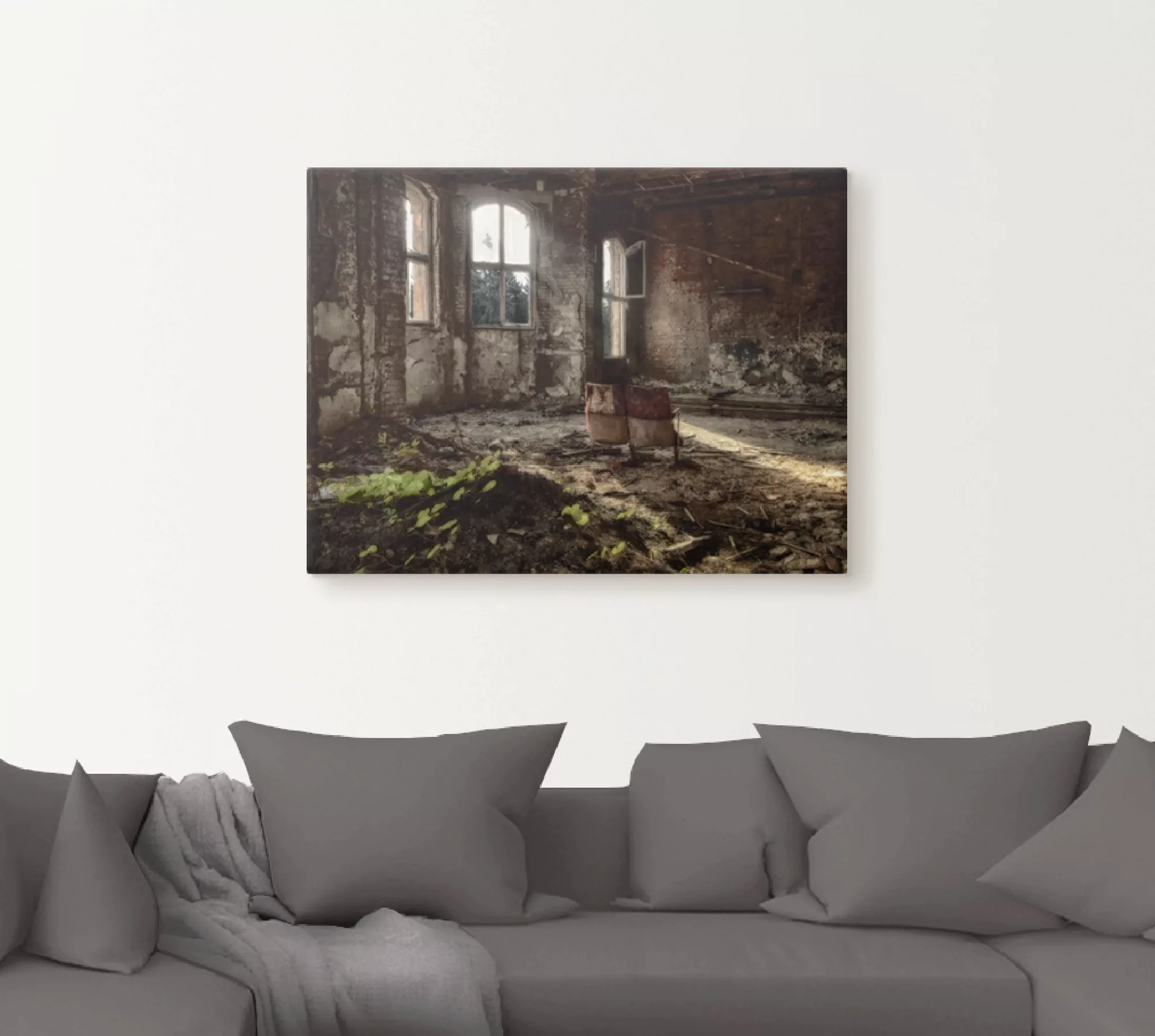 Artland Wandbild »Lost Place - für immer«, Gegenstandslos, (1 St.), als Lei günstig online kaufen