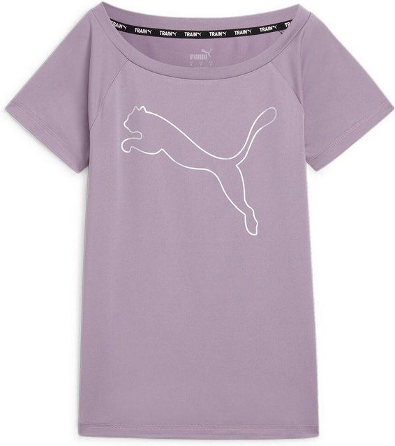 PUMA Kurzarmshirt Train Favorite Jersey Cat Tee PALE PLUM günstig online kaufen