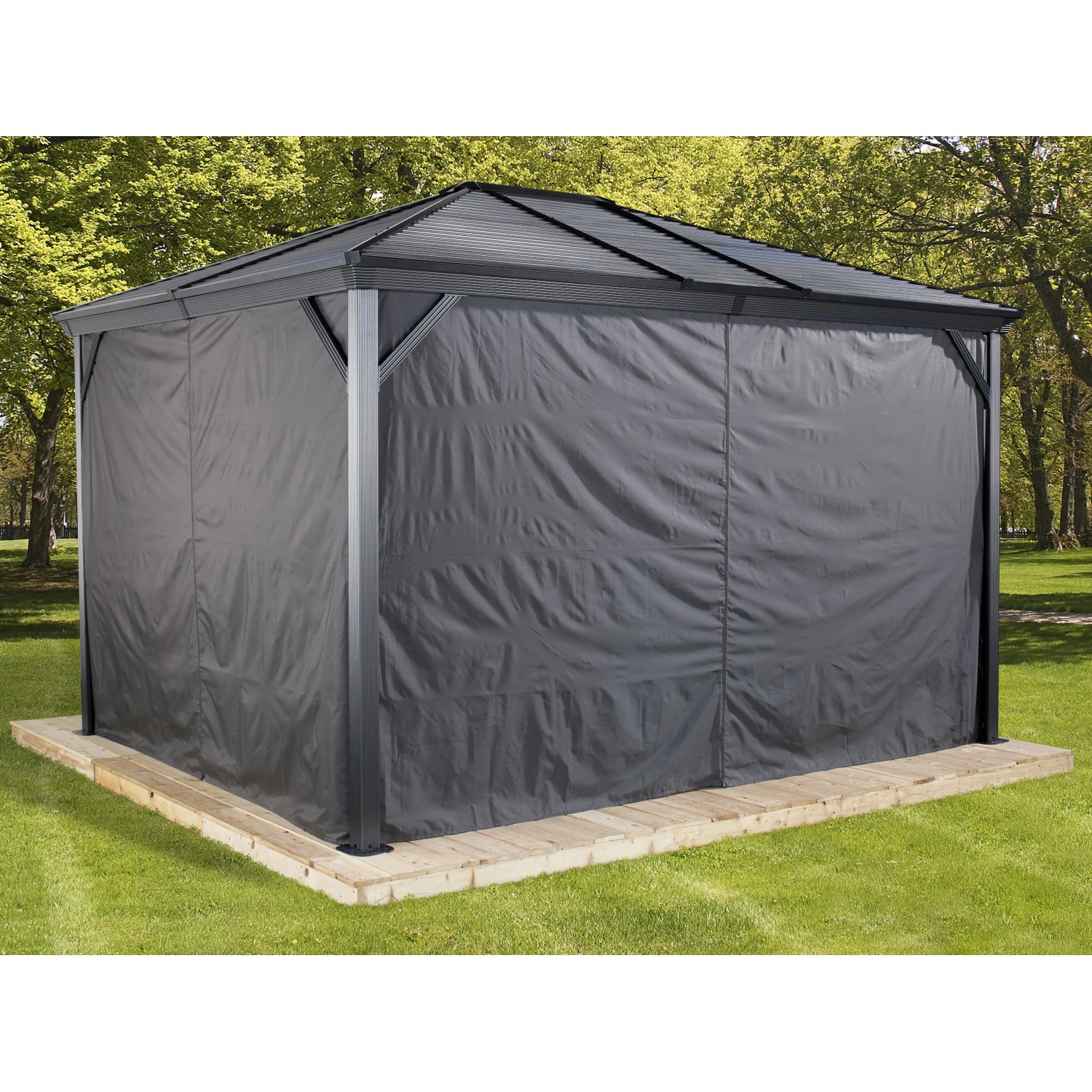 Sojag Vorhang-Set für Aluminium Pavillon Ventura 10 x 10 günstig online kaufen