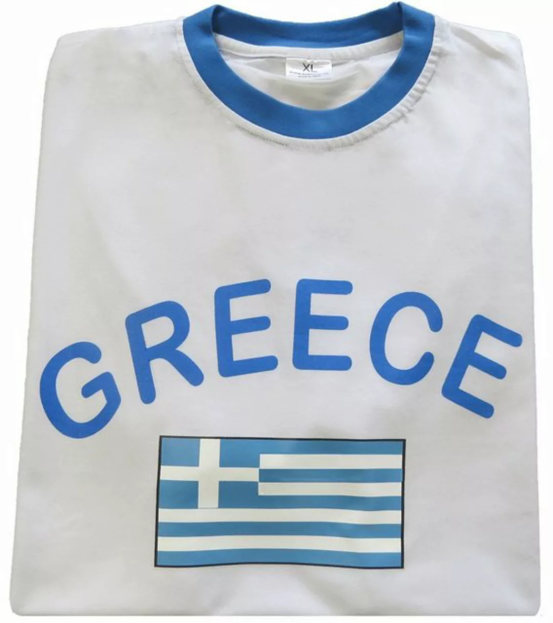 Sonia Originelli T-Shirt Fan-Shirt "Greece" Unisex Fußball WM EM Herren T-S günstig online kaufen