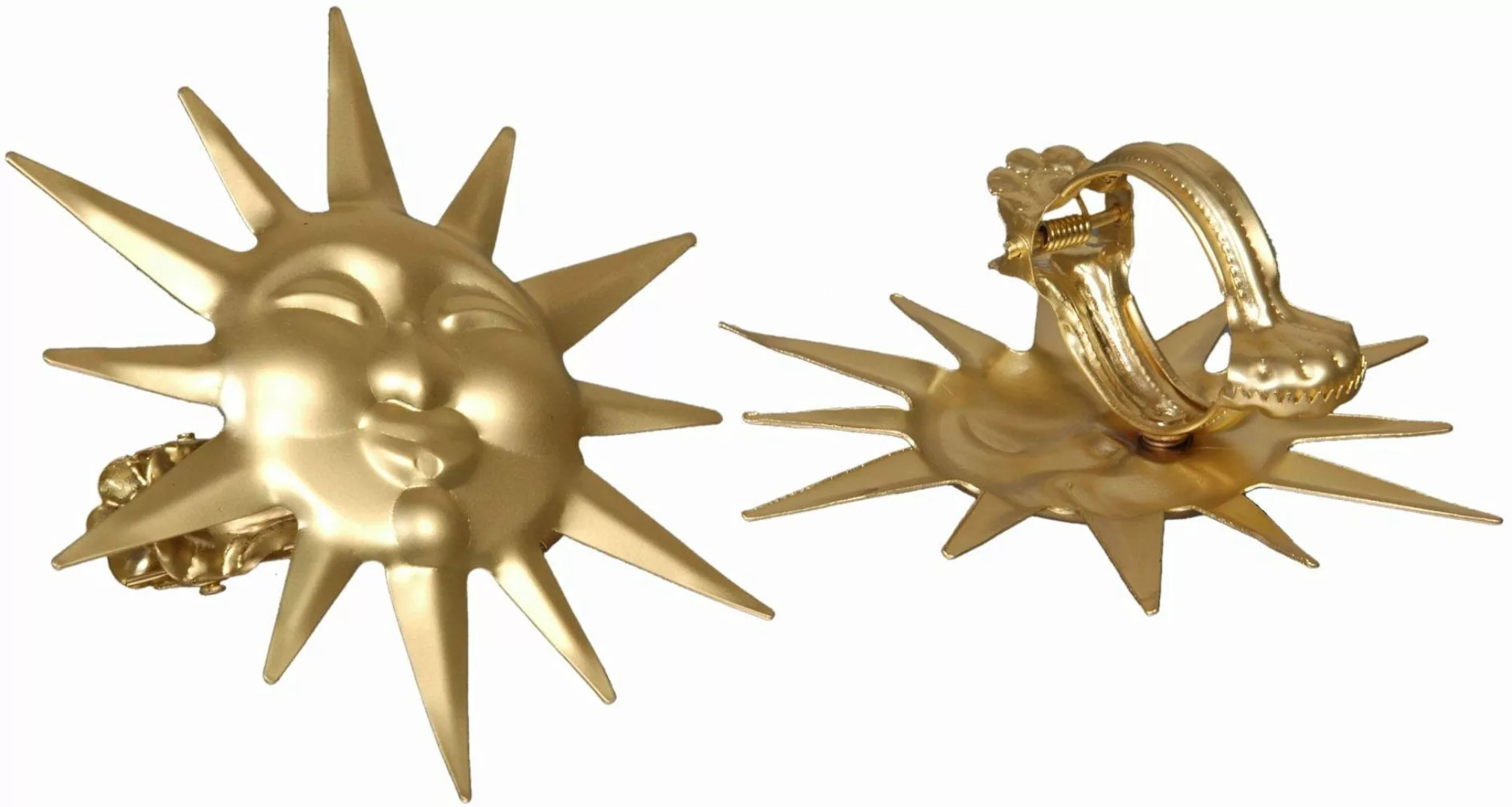 Liedeco Dekoklammer Sonne, Gardinen, Vorhänge, (Packung, günstig online kaufen